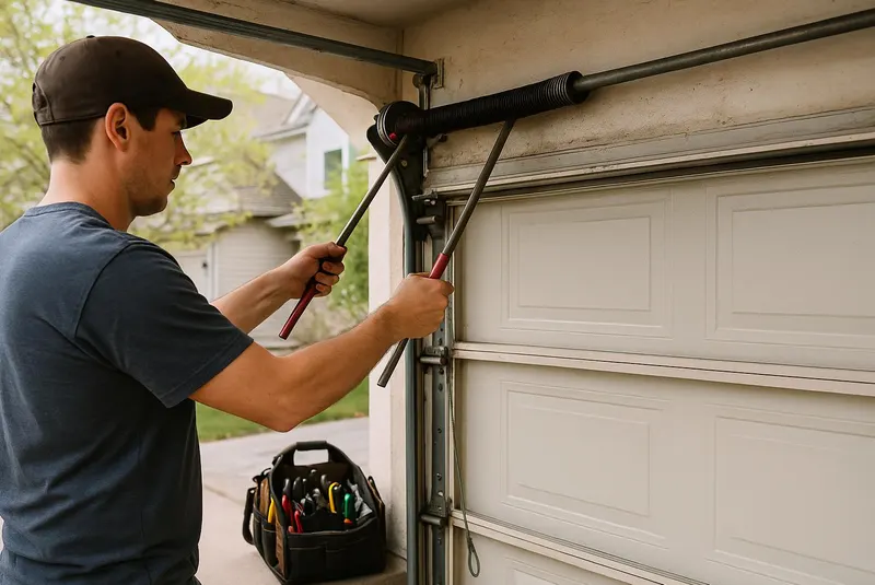 About Pleasant Garden Garage Door